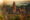 three towers of angkor wat temple with one larger one in the centre taken from the sky surrounded by trees in siem reap in cambodia