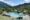 pool at mai chau ecolodge with surrounding mountains