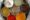 Dera Mandawa in india seven pots of spices and different coloured powders