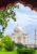 the image of the taj mahal in india with it's large white dome ontop of a white rectangular shape is visible through an archway
