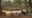 a couple sit on canvas chairs with a table in the middle that has tall flasks on looking at a herd of elephants gathered round fallen tree and to the right a guide stands smiling holding a cup leaning against an uncovered jeep