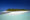 white sandy beach and crystal clear waters surrounding a small island in the Maldives