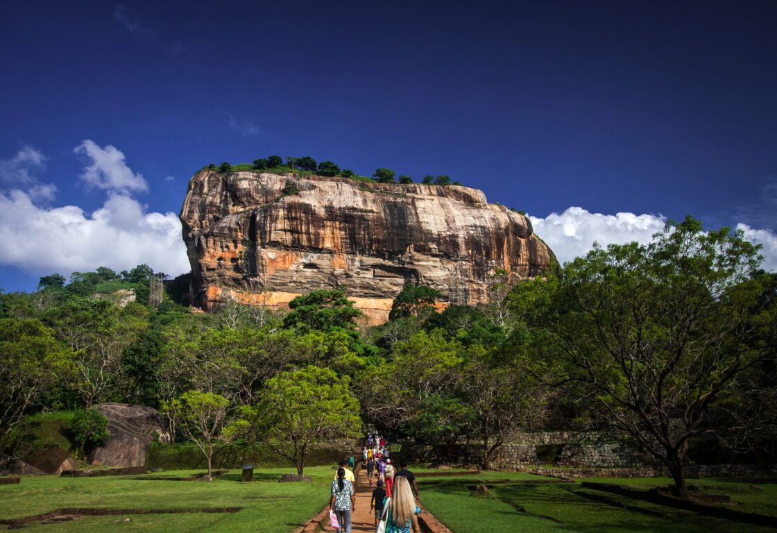 Sigiriya rock in Cultural Triangle