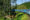scenic blue train in Sri Lankan tea hills