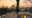 an evening setting around boma on a wooden deck during the sunset hour