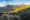 aerial view of drakensberg amphitheater