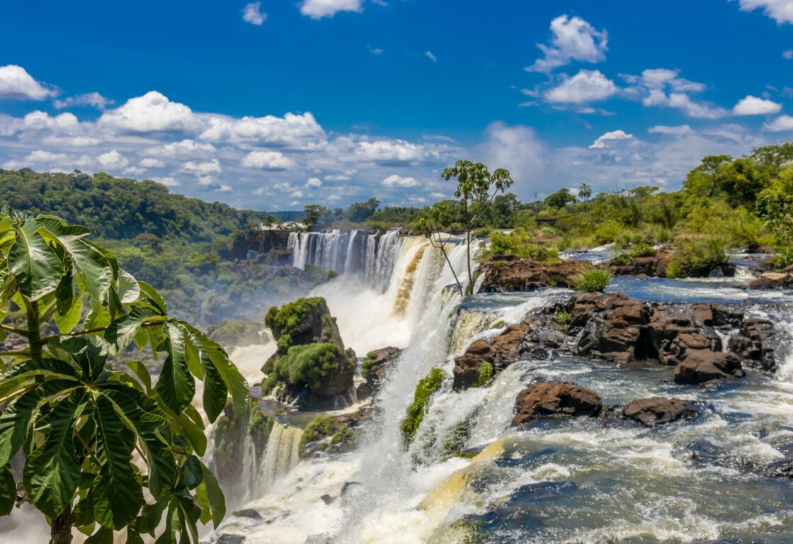 View of Iguazu Falls from the Upper Circuit
