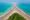 Aerial view of interesting sand dune formation, a pensinsula, triangular shaped and stretching out into the sea to connect to a sand bar.