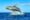Huge humpback whale emerging from the deep sea waters