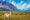 Small herd of guanaco. Guanaco is a cloven-hoofed mammal from the family of camelids, a genus of llamas. Argentina, Patagonia. Huge lake with azure water and cold mountains. Argentina Patagonia