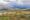 landscape of wide valley near town Villa O'Higgins, Chile. Lake Cisnes in the background