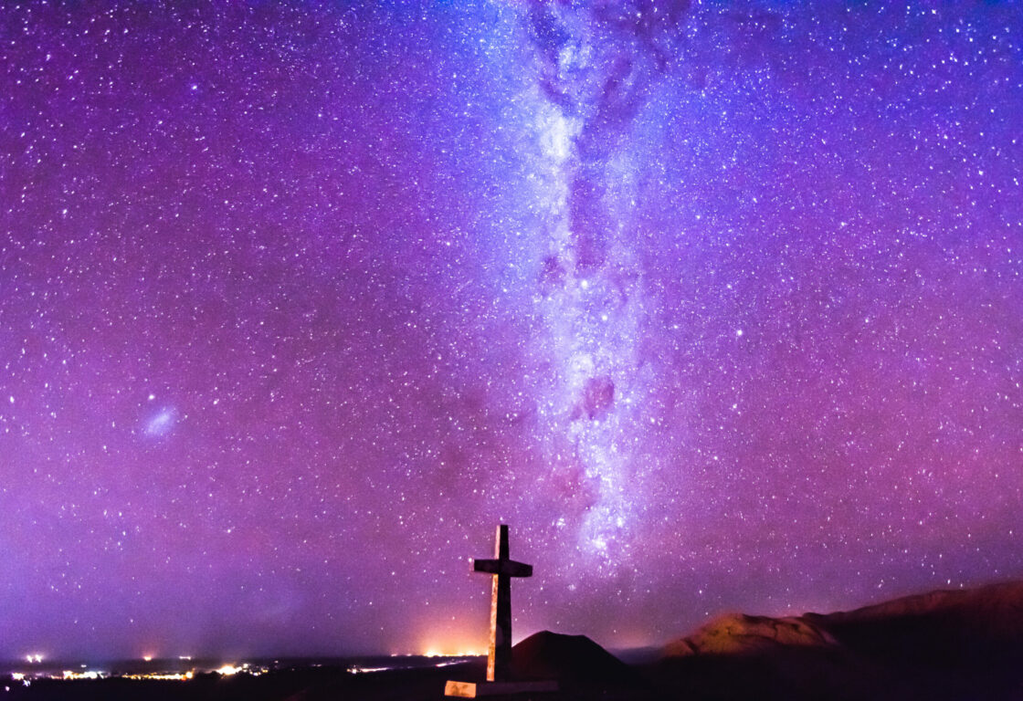 milky way at night in Atacama Desert, Chile