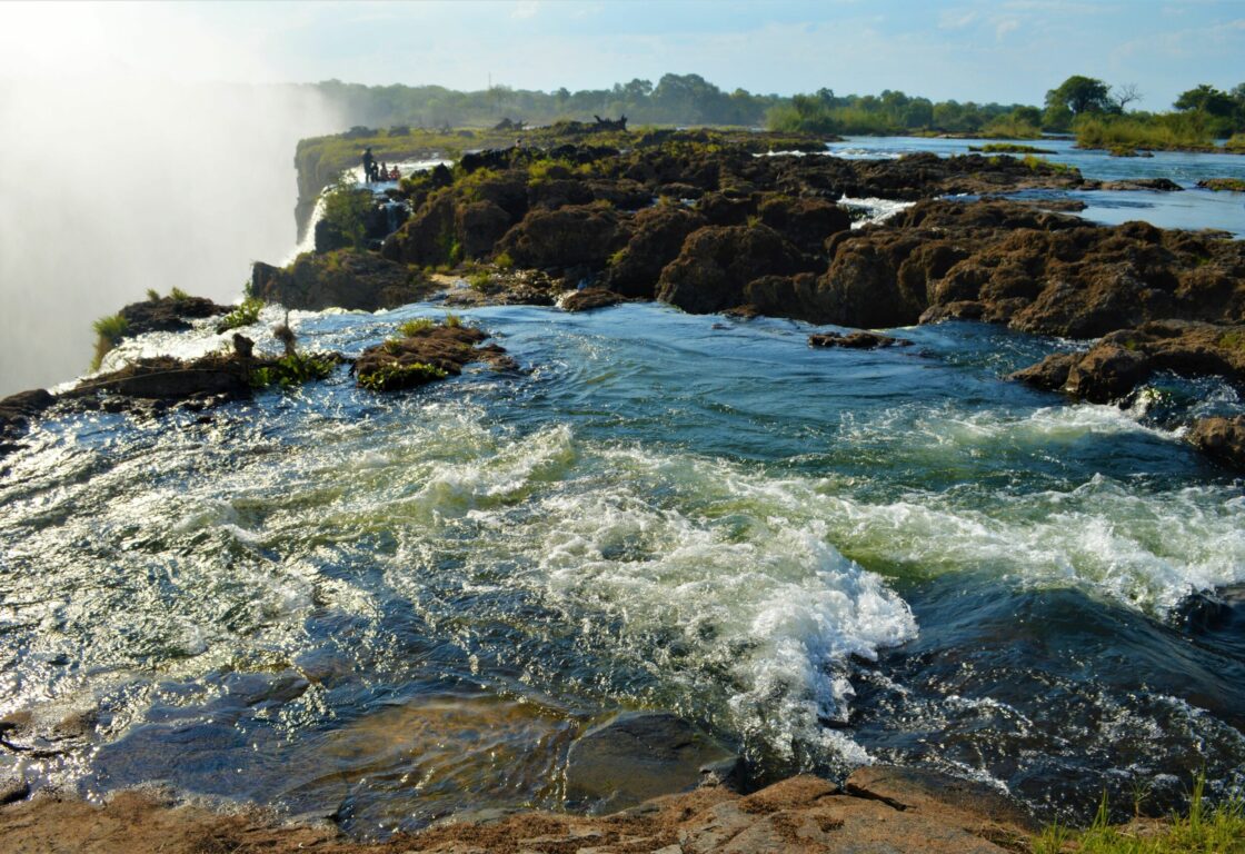 The Devil's Pool at Victoria Falls Zambezi, Zambia