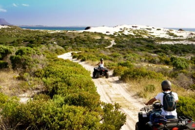 Quad-Biking - one of many included activities at Lagoon Lodge