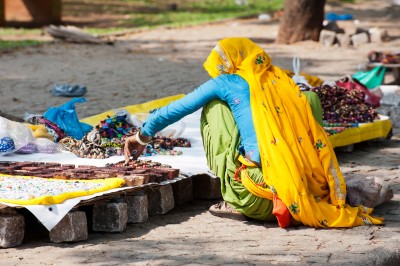 Jewellery seller, Fort Cochin