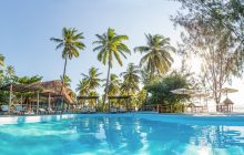 The beachfront pool at Butiama Beach, Mafia Island