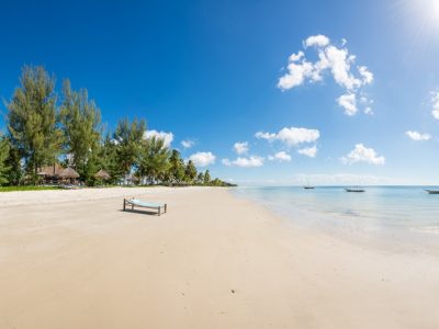 The beautiful beach at Butiama Beach, Mafia Island