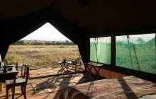 View from your bed, Chaka Camp