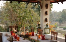 Relaxing dinners by the Banjar River, Flame of the Forest