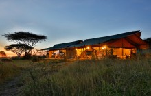 Mess Tent at Dusk, Kiota Camp