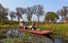 Mokoro safaris, one of the many activities at Machaba