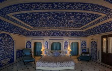 One of the lavish suites at Royal Heritage Haveli