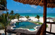 The swimming pool at Waterlovers, Diani Beach