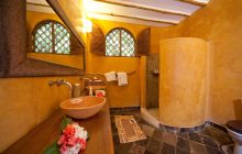 The bathrooms at Waterlovers, Diani Beach